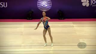 KURASHVILI Anastasiia UKR  2022 Aerobic Worlds Guimaraes POR  Individual Women Qualification [upl. by Selena]