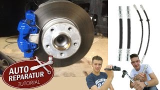 Bremsschlauch wechseln  Bremsen entlüften  DIY Tutorial [upl. by Bollen325]