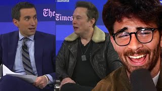 Elon Musk Is So Fing Stupid  Hasanabi reacts [upl. by Aikemahs]