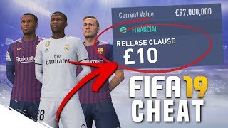 THE FIFA 19 CAREER MODE CHEAT CODE  HOW TO SIGN PLAYERS FOR CHEAPER [upl. by Urien]