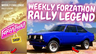 FORZA HORIZON 5How to complete Weekly forzathon challenges RALLY LEGENDForzathon shop [upl. by Swope]