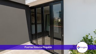 Puerta Plegable con Marco  Excelsior Peru [upl. by Jahdiel]