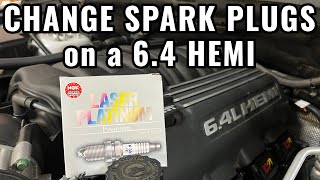 How to CHANGE SPARK PLUGS 64L Hemi [upl. by Nohtahoj]