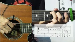 Kakene No Rito Riba  Guitar tutorial with tabs [upl. by Trelu]