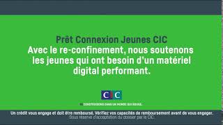 Prêt Connexion Jeunes Cic quotreconfinementquot Parrainage TV 9s [upl. by Parnell]