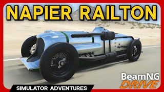 This Vintage Racer HAS NO BRAKES  BeamNG Mods [upl. by Lleze]