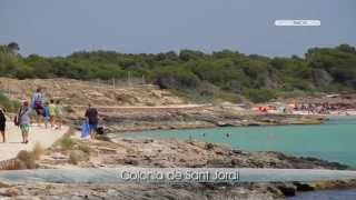 Mallorcas schönste Strände  Colonia Sant Jordi  Süden [upl. by Ellenij]