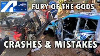 EKO Acropolis Rally Greece 2024  Crashes amp Mistakes [upl. by Adnulahs194]