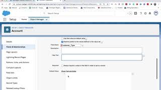 salesforce HOW TO CREATE A PICKLIST FIELD [upl. by Yedsnil]