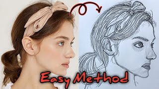 How to Draw a Face Like a Pro Using the Loomis Method [upl. by Enoj940]