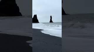 Iceland Black Sand Beach relaxingnaturesoundsforstressrelief naturesounds ocean waves [upl. by Nnylyrehc]