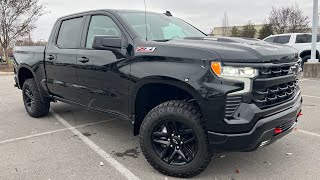 2023 Chevrolet Silverado 1500 LT Trail Boss 30 POV Test Drive amp Review [upl. by Ahsinom]