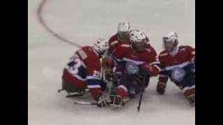 Highlights Canada v Norway  International Ice Sledge Hockey Tournament quot4 Nationsquot Sochi [upl. by Yrram187]