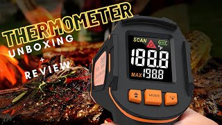 Review of the Mecurate Digital Infrared Thermometer Gun Non Contact Laser Temperature Gun [upl. by Enyleuqcaj]