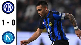 Inter Milan vs Napoli 10 Highlights amp All Goals 2024 [upl. by Vierno]