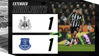 Newcastle United 1 Everton 1  EXTENDED Premier League Highlights [upl. by Reisinger]