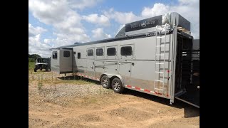 2017 Trails West 4 Horse Trailer with Living Quarters [upl. by Adnaloy967]