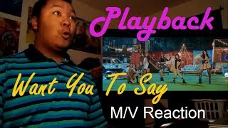 Playback  quotWant You To Sayquot MV Reaction ALL THE SHAKES by The KPopping Panda [upl. by Oza]