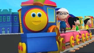 Bob the Train  Wheels On The Train  Nursery Rhymes  Kids Train Song by Bob The Train [upl. by Collimore]