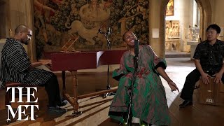 Cécile McLorin Salvant at The Met Cloisters Dame Iseut  MetLiveArts [upl. by Araccot]