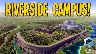 Crafting the Perfect University Campus in Cities Skylines 2 [upl. by Aerdied]