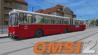 OMSI 2  Addon Vienna  GU 240 AI articulated bus DLC [upl. by Adikam407]