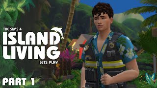 LETS CLEAN UP  Island Living  The Sims 4  Part 1 [upl. by Erik866]