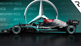 Whats new on Mercedes 2021 F1 car  and what its keeping secret [upl. by Ardnaid932]