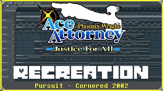 Ace Attorney  Justice For All Recreation  Pursuit  Cornered 2002 [upl. by Assital]