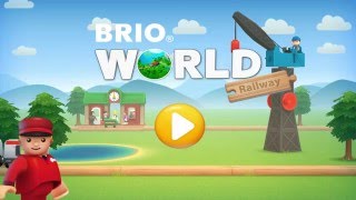 BRIO World  Wooden Railway App Game [upl. by Cinamod]