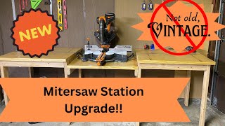 Miter Saw Station UPGRADE [upl. by Asiulairam]