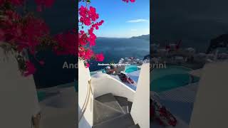 Santorini Andronis Hotel greece travel santorini vacation shorts [upl. by Hadeehuat476]