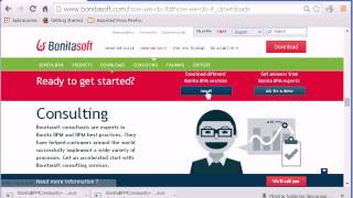 Tutorial Downloading bonita soft BPM [upl. by Enail976]