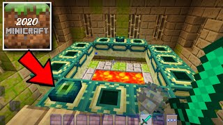 MiniCraft  How to Find END PORTAL in Minicraft [upl. by Khudari316]