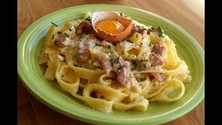 Tagliatelles creme carbonara [upl. by Smoot]