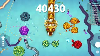 Snakeio Collecting Biggest snakes 🐍Snake Game 🐍 Epic Best Gameplay snakeio snakegame [upl. by Annoif]