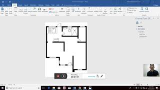 How to make a floor plan in Ms Word [upl. by Froemming]