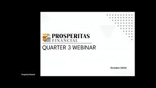 Quarterly Investment Webinar  Q3 2024 [upl. by Eyram]