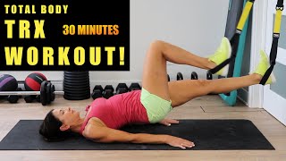 TRX TOTAL BODY WORKOUT 14  30 MINUTES TO SWEAT [upl. by Ahcsas]