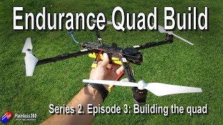 Endurance Quad Build Building the quadcopter and test hover [upl. by Anet]