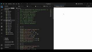Q2 a Demonstrate the following Operators in Python with suitable examples [upl. by Kcirdek]