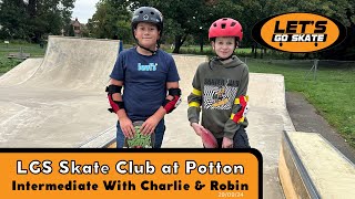 LGS Skate Club at Potton Skate Park Intermediate  290924 [upl. by Ynatsyd]