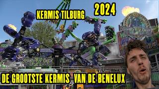 De GROOTSTE KERMIS Van De BENELUX  Kermis Tilburg 2024 [upl. by Enyamrahs]