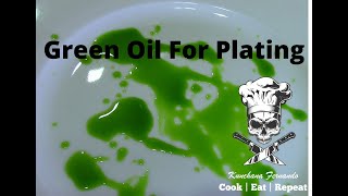 How to make green oilparsley oil [upl. by Ahcrop]