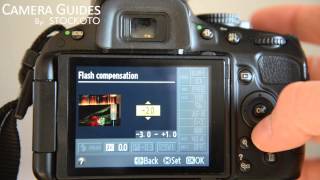 How to set Flash and its modes on a Nikon D5100  D5200 D5300 [upl. by Taran]