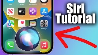 How To Use Siri On The iPhone 14 Pro Max and iPhone 14 Siri Tutorial [upl. by Aeuhsoj]