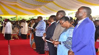 LIVEUHURU KENYATTAWETANGULASEN SIFUNAGOV SAKAJA AND TIM WANYONYI ATTENDS CHURCH SERVICE NAIROBI [upl. by Fenn]