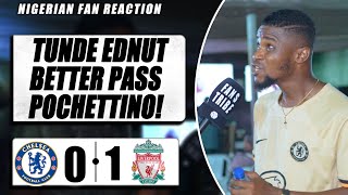 CHELSEA 01 LIVERPOOL  Dani  NIGERIAN FANS REACTION   Carabao Cup Final 2324 HIGHLIGHTS [upl. by Nnylahs873]