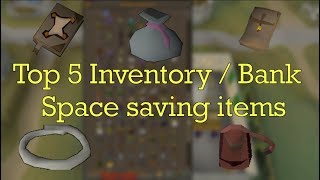 5 items that will help you save InventoryBank space and how to obtain them  OSRS [upl. by Ecadnac]