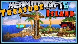 Hermitcraft Season 6 Treasure Island And A Surprise Minecraft 113 survival lets play Ep10 [upl. by Ahsiuq]